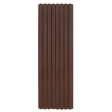 WPC Slatted Wall Cladding x 4 Panels  Brown