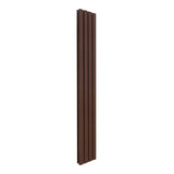 WPC Slatted Wall Cladding x 4 Panels  Brown