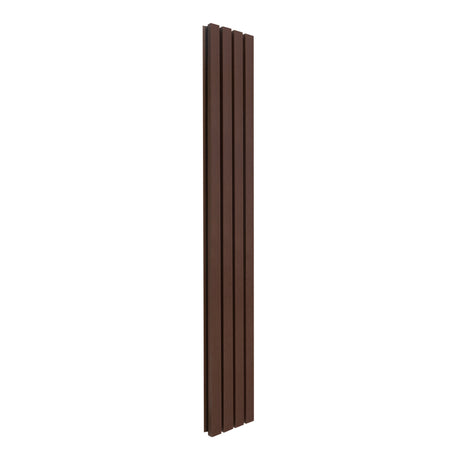 WPC Slatted Wall Cladding x 4 Panels  Brown