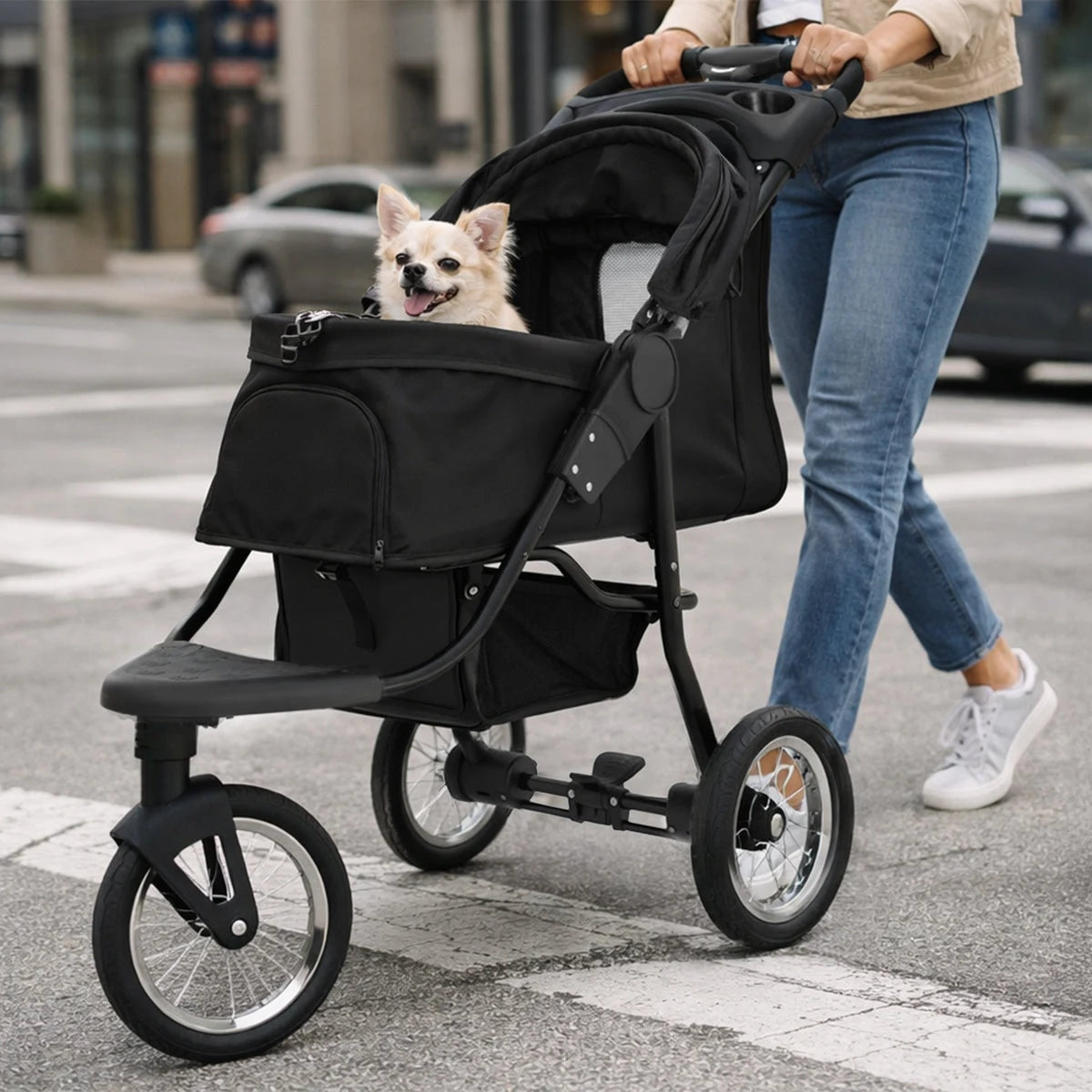 Pet Jogger - Black
