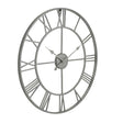 Silver Skeleton Wall Clock