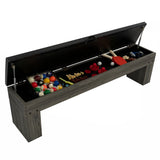 7-In-1 Games Table & Storage Bench - Grey