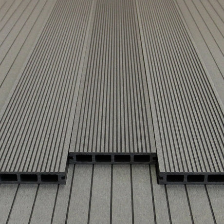 Composite Decking Boards x 7  Castle Grey