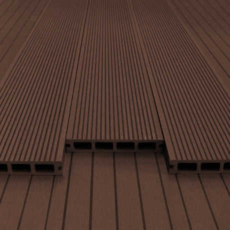 Composite Decking Boards x 7  Conker Brown