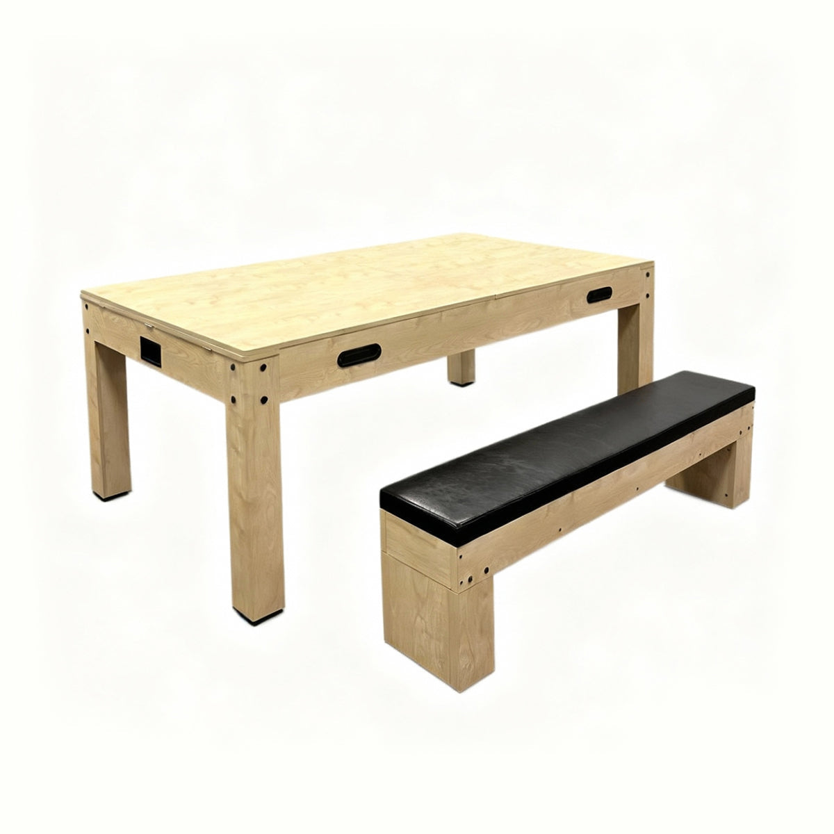 7-In-1 Oak Games Table, Darts Bundle & LED Light