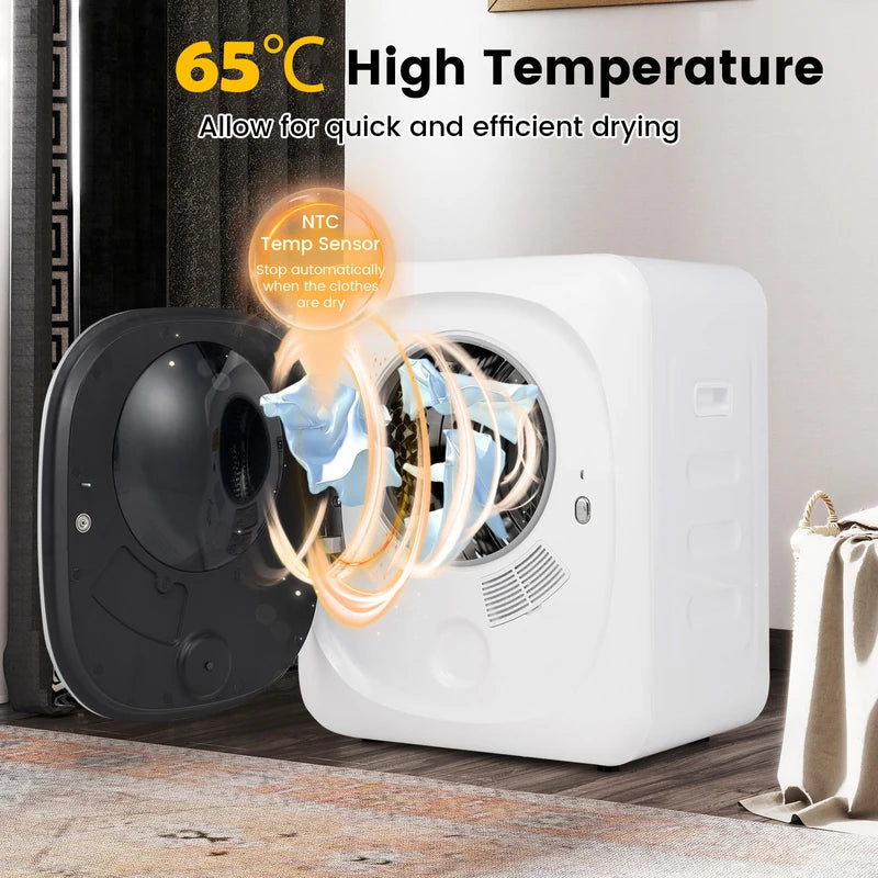 220-240V Portable Clothes Dryer 800W Compact Laundry Dryer