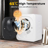 220-240V Portable Clothes Dryer 800W Compact Laundry Dryer