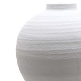 Tiber Large Matt White Ceramic Vase