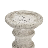 Stone Ceramic Column Candle Holder