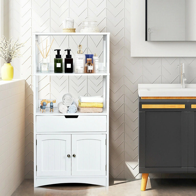 Storage Cabinet Display Shelf with Durable Material for Bathroom