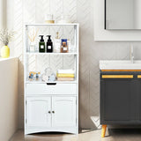 Storage Cabinet Display Shelf with Durable Material for Bathroom