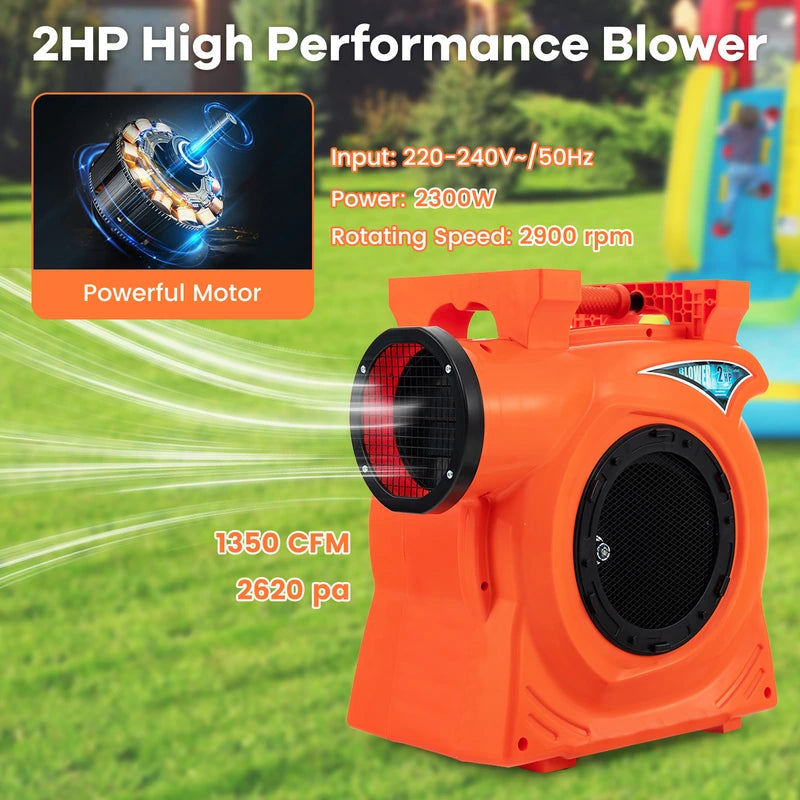 2HP/2300W Commercial Air Blower with Integrated Handle
