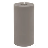 Luxe Collection Melt Effect 6x12 Grey LED Wax Candle