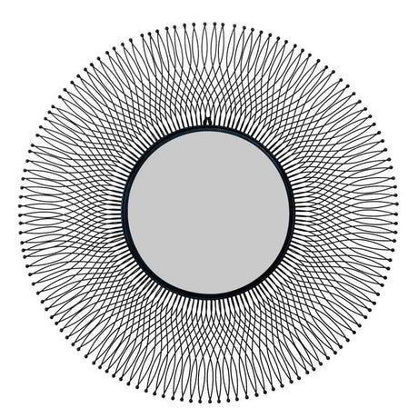 Rio Black Large Wire Mirror