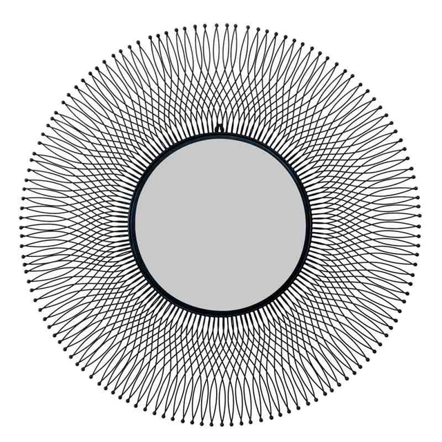 Rio Black Large Wire Mirror
