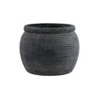 Amalfi Grey  Rimmed Plant Pot