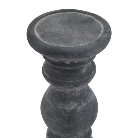 Amalfi Small Grey  Column Candle Holder