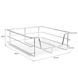 4 x KuKoo Kitchen Pull Out Storage Baskets  500mm Wide Cabinet