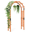 Wooden rose arch for climbing plants garden arch archway trellis climbing aid trellis