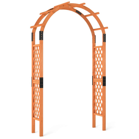 Wooden rose arch for climbing plants garden arch archway trellis climbing aid trellis