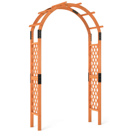 Wooden rose arch for climbing plants garden arch archway trellis climbing aid trellis