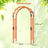 Wooden rose arch for climbing plants garden arch archway trellis climbing aid trellis