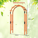 Wooden rose arch for climbing plants garden arch archway trellis climbing aid trellis