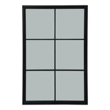 Black Wood XL Window Mirror