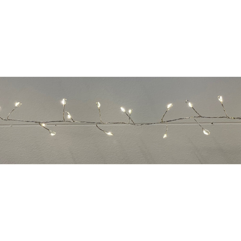 7.2m/23ft 6in Plug In LED Warm White Cluster Micro Lights