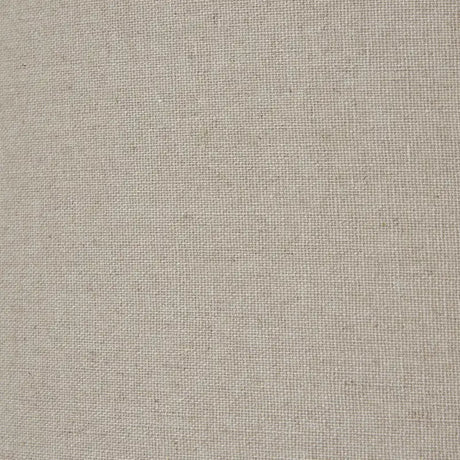 Squat White Beaded Ceramic Lamp With Linen Shade