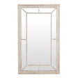 Washed Wood Framed Window Mirror