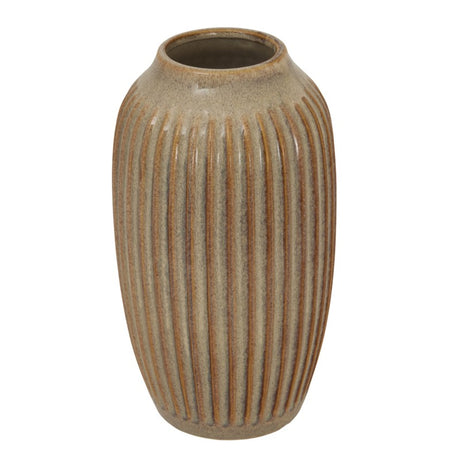 Sabbia Collection Ribbed Vase