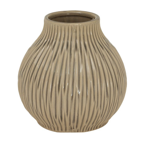 Pallida Collection Medium Bulbous Fleck Vase