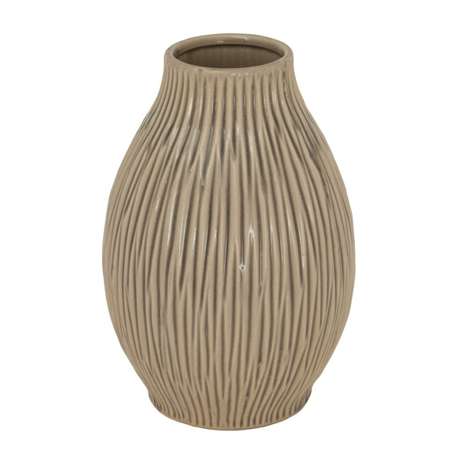 Pallida Collection Large Bulbous Fleck Vase