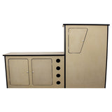 11sqm Silver Grey Van Lining & Glue With Camper Kitchen