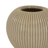 Pallida Collection Medium Striped Vase