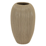 Pallida Collection Large Striped Vase