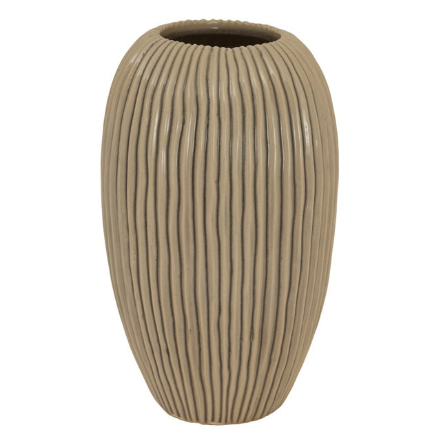 Pallida Collection Large Striped Vase