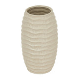 Pallida Tall Ridged Vase