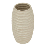 Pallida Tall Ridged Vase