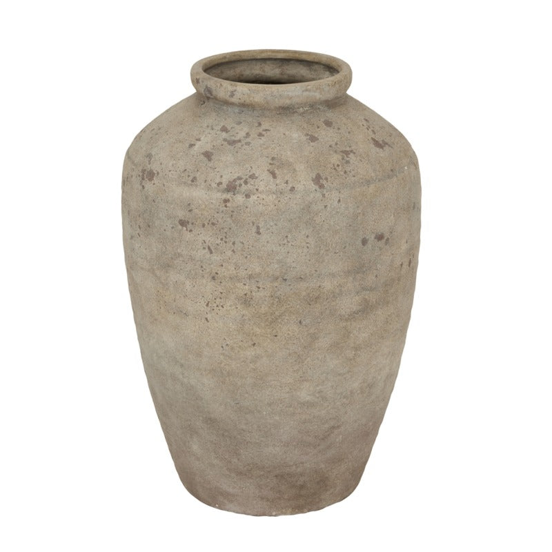 Deruta Large Mottled Vase