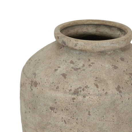 Deruta Large Mottled Vase