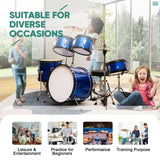 5-Piece Junior Drum Set For Kids -Blue