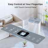 24 L Energy Efficient Dehumidifier with Auto Drain or Manual Drainage-White