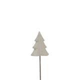 Whitewashed Rustic Tree On Stand