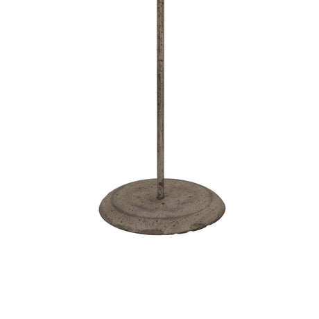 Whitewashed Rustic Angel On Stand