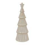 Large Alora Ceramic Snowy Layered Tree With Star