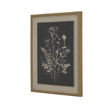 Flora & Fauna Collection Grove On Linen In Beaded Frame