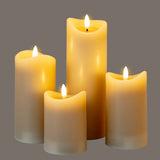 Luxe Collection Natural Glow 2.75x5 Taupe Melted LED Candle