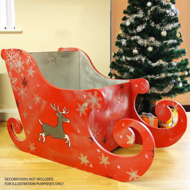 MDF Santa Sleigh